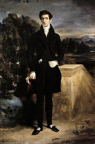 Eugene Delacroix Portrat des Baron Schwiter